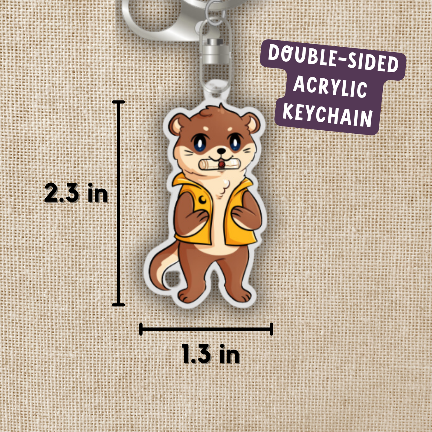 Crescent City Otter Keychain | Sarah J. Maas